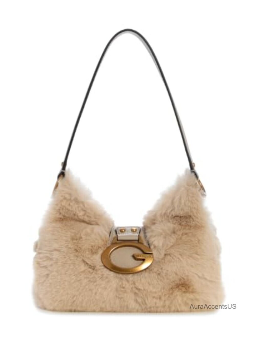 Mini Shoulder Bag Faux Fur G Hardware Everyday Wear